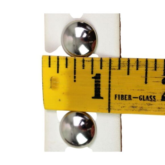 EMBELLISHED WHITE REAL LEATHER METAL 1 1/8"Wd DRESS CASUAL WOMEN'S BELT S (A73 - Picture 7 of 11